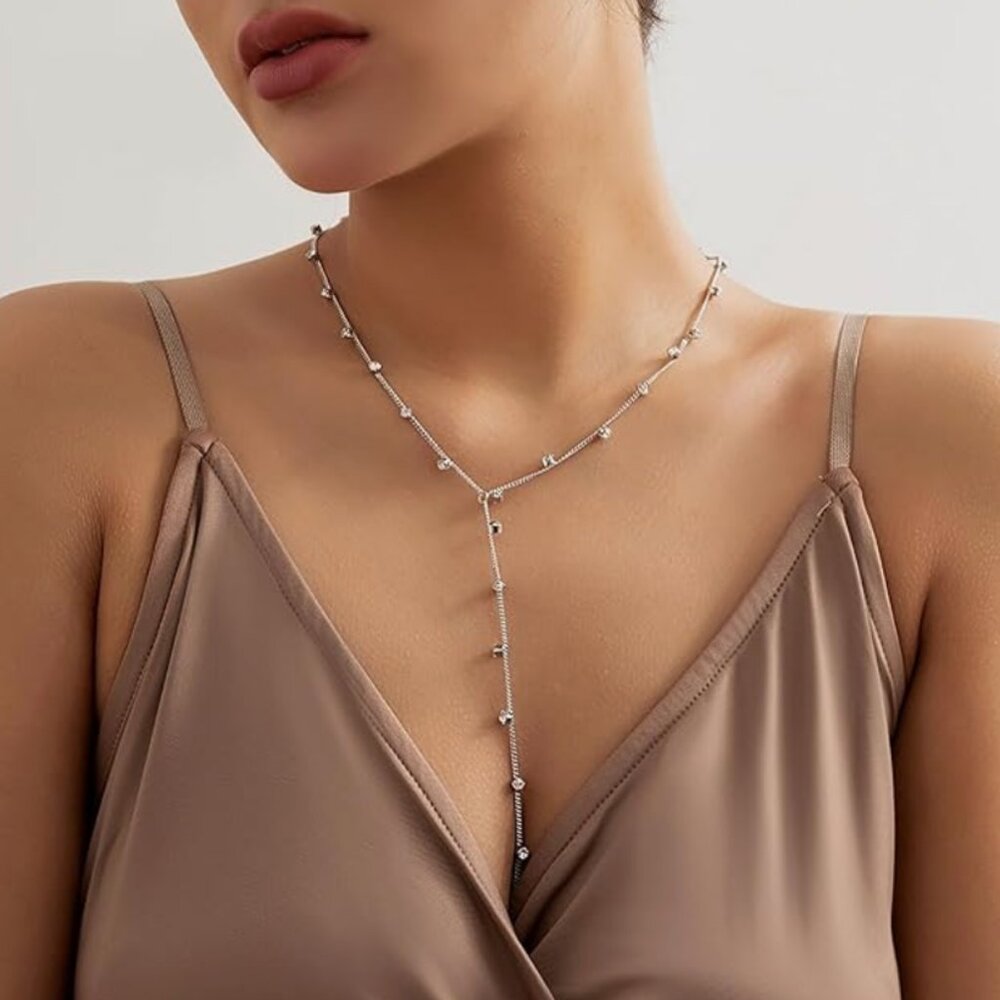 Sparkling Anthropologie Silver Chocker - Picture 5 of 5